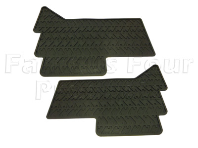 Rubber Floor Mats - Classic Range Rover 1986-95 Models - Accessories