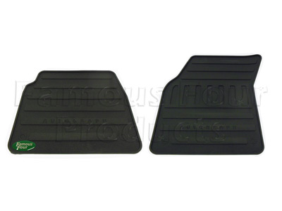 Footwell Rubber Mats - Range Rover Evoque 2011-2018 Models (L538) - Interior