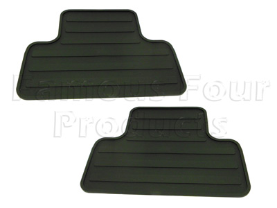 Footwell Rubber Mats - Range Rover Evoque 2011-2018 Models (L538) - Accessories