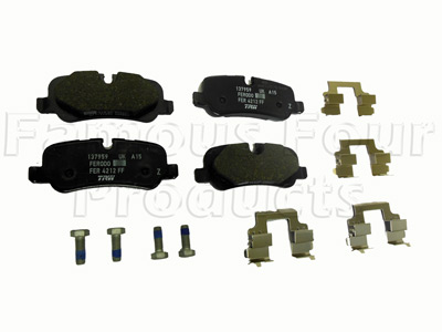 FF008278 - Brake Pad Axle Set - Land Rover Discovery 3