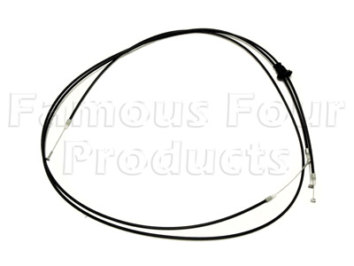 Bonnet Release Cable - Range Rover Second Generation 1995-2002 Models (P38A) - Body