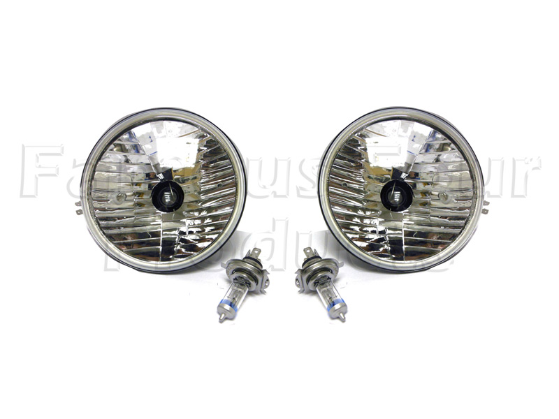 FF008322 - Headlamps (Pair) - Xenon Ultima - Classic Range Rover 1970-85 Models