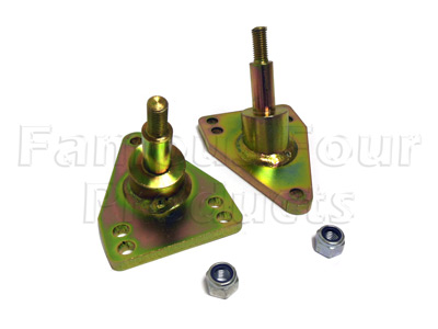 50mm Lowered Top Shock Absorber Mounts - Land Rover 90/110 & Defender (L316) - Suspension Parts