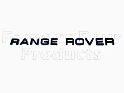 Plastic Lettering Set - RANGE ROVER - Range Rover Classic 1970-85 Models - Body