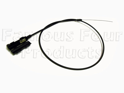 FF008536 - Bonnet Release Cable - To Bonnet - Land Rover 90/110 & Defender