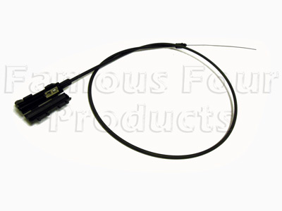 Bonnet Release Cable - To Bonnet - Land Rover 90/110 & Defender (L316) - Body Fittings