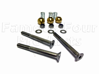 FF008682 - Safari Door Hinge Repair Kit - Stainless Steel - Land Rover 90/110 & Defender