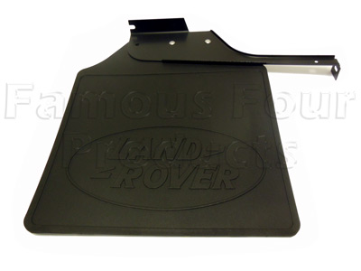 FF008693 - Mudflap Rubber & Bracket - Rear Left Hand - Land Rover 90/110 & Defender