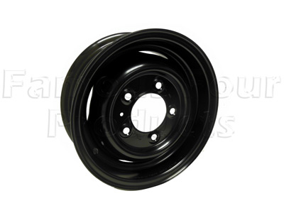 FF008745 - Standard Steel Wheel 5.5x16 - Tubed Type - Land Rover 90/110 & Defender