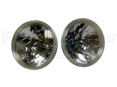 FF008828 - Headlamps (Pair) - Crystal Clear - Land Rover 90/110 & Defender