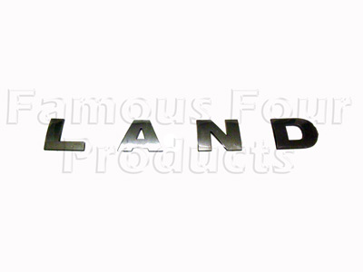 L A N D Bonnet Lettering - Land Rover Discovery 4 (L319) - Body