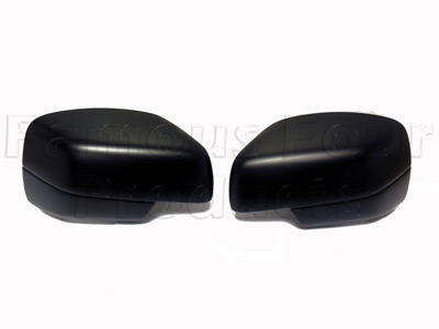 FF008990 - Door Mirror Covers - Satin Black - Land Rover Discovery 3