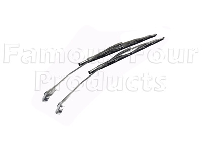 Front Wiper Arm and Blade Set - Classic Range Rover 1970-85 Models - General Service Parts