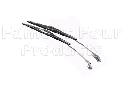 Front Wiper Arm and Blade Set - Range Rover Classic 1970-85 Models - Body