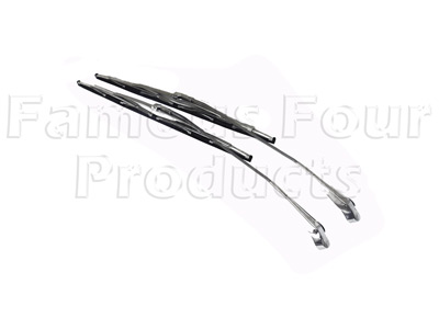 Front Wiper Arm and Blade Set - Classic Range Rover 1970-85 Models - General Service Parts