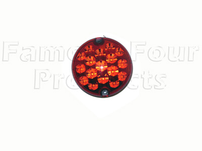 FF009115 - NAS Spec Rear Stop/Tail Light - Red - LED - Land Rover 90/110 & Defender