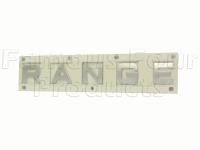 FF009140 - Tailgate Lettering RANGE - Range Rover Third Generation up to 2009 MY