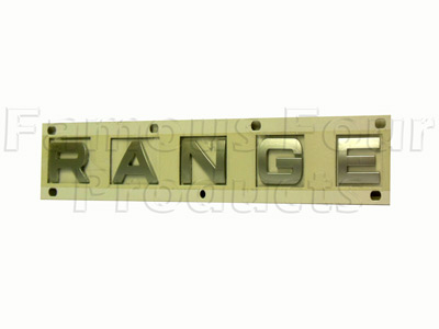 Bonnet Lettering RANGE - Range Rover 2010-12 Models (L322) - Body