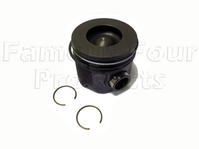 Piston and Rings - Land Rover 90/110 & Defender (L316) - 2.4 Puma Diesel Engine
