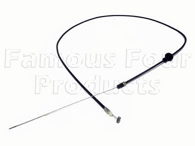 Bonnet Release Cable - Land Rover 90/110 & Defender (L316) - Body Fittings