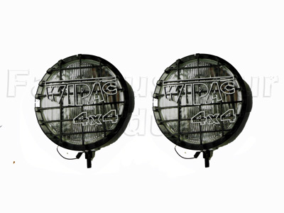 Driving Lamps with Bulbs - Land Rover Series IIA/III - Electrical