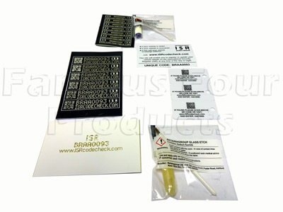 Security Marking Kit - Land Rover 90/110 & Defender (L316) - Accessories