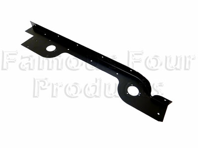 FF009393 - Rear Lower Body Side End Corner Capping - Black Metal - Land Rover 90/110 & Defender