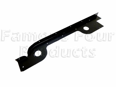 Rear Lower Body Side End Corner Capping - Black Metal - Land Rover 90/110 & Defender (L316) - Body Fittings