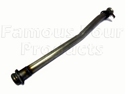 Stainless Steel Link Pipe - Replaces Front Silencer - Land Rover 90/110 & Defender (L316) - Individual Exhaust Parts