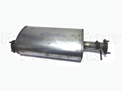 Mild Steel Centre Silencer - Land Rover 90/110 & Defender (L316) - Individual Exhaust Parts