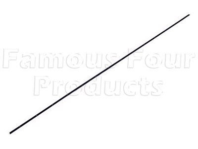 Bottom Seal Metal Retaining Strip - Top Tailgate - Classic Range Rover 1970-85 Models - Tailgates & Fittings