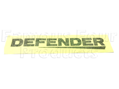 DEFENDER Rear Panel Decal - Land Rover 90/110 & Defender (L316) - Body Fittings