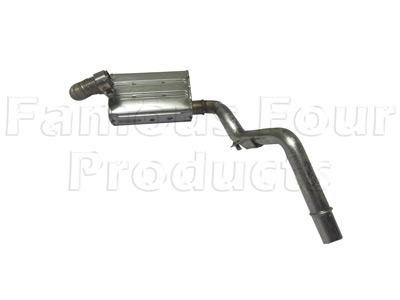 Exhaust Pipe and Silencer - Auxiliary Fuel Burning Heater - Land Rover Discovery 4 (L319) - Cooling & Heating