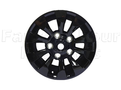 FF009693 - X Tech Sawtooth Alloy Wheel - Gloss Black - Land Rover 90/110 & Defender