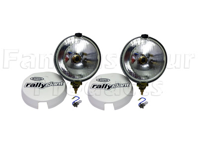 FF009749 - Rally Giant Driving Lamps with Covers - Land Rover Series IIA/III