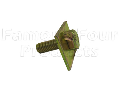 FF009788 - Bolt Plate - Rear Mounting - Land Rover 90/110 & Defender