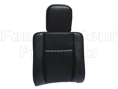 FF009904 - Outer Front Seat Back - Deluxe - with Headrest - Land Rover Series IIA/III