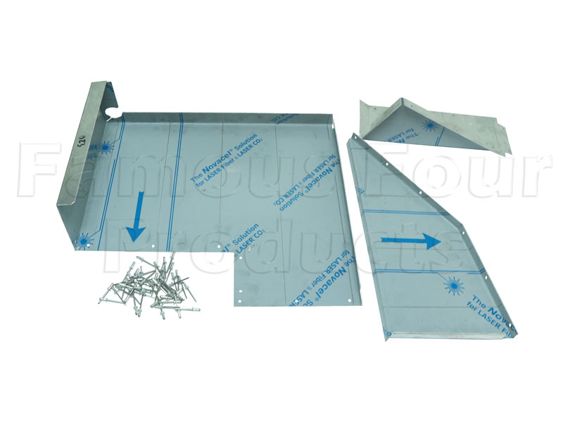 Under Seat Tool Box Repair Kit - Land Rover Series IIA/III - Body