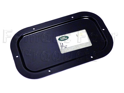 FF010135 - Cover Plate - Lower Tailgate - Classic Range Rover 1970-85 Models