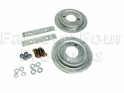 Spring Seat - Lower - Galvanised - Land Rover 90/110 & Defender (L316) - Suspension Parts