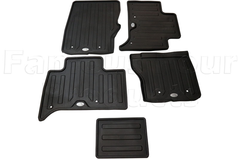 Footwell Rubber Mat Set - Land Rover Discovery 5 (2017 on) (L462) - Interior