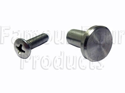 Sliding Side Window Catch Screw and Finisher - Range Rover Classic 1970-85 Models - Body