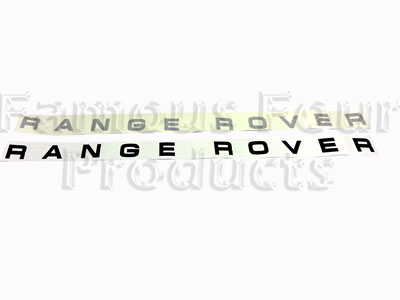 RANGE ROVER Bonnet & Tailgate Decals - Range Rover Classic 1970-85 Models - Body