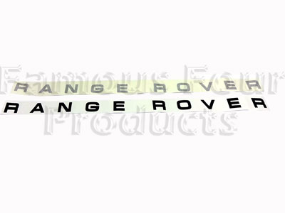 RANGE ROVER Bonnet & Tailgate Decals - Classic Range Rover 1986-95 Models - Body