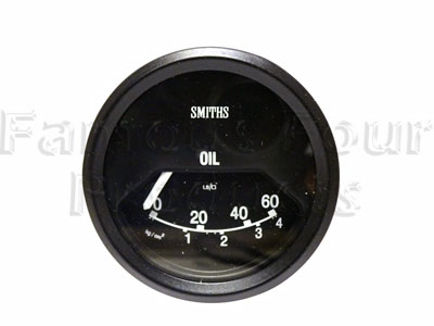 Oil Pressure Gauge - Smiths - Classic Range Rover 1970-85 Models - Interior