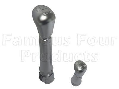 Gear Lever Knob Set - Polished Aluminium - Land Rover 90/110 & Defender (L316) - Interior Accessories