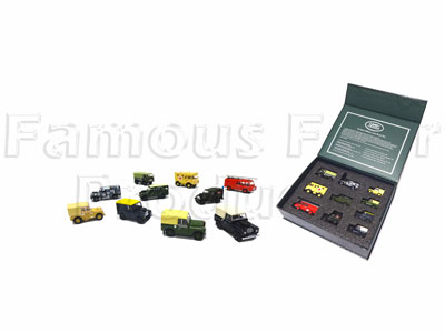 FF010464 - 10 Piece Model Collectors Set - Military Land Rovers - 