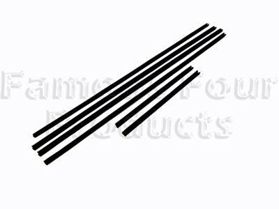 Glazing Channel Set - Station Wagon - Land Rover Series IIA/III - Body