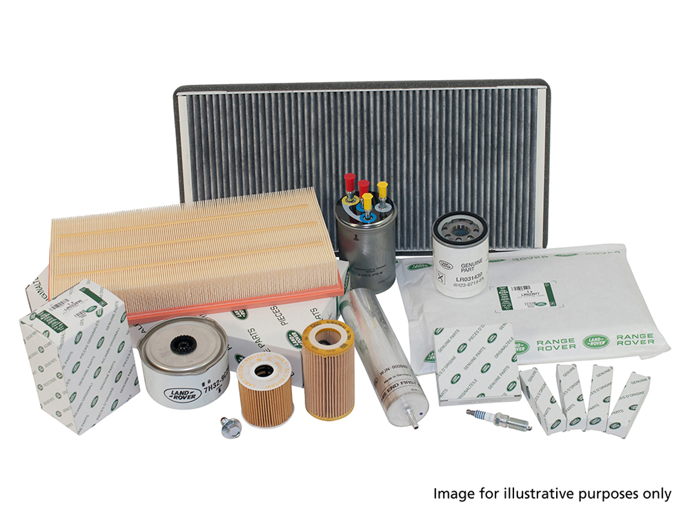Service Filter Kit - Oil Air Fuel Pollen Filters with Drain Plug Washer - Land Rover Discovery Sport (L550) - Si4 2.0 Petrol Engine