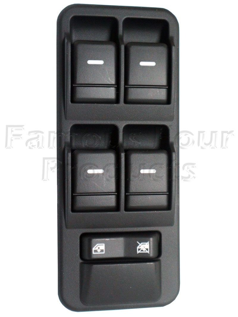 FF010685 - Drivers Door Switch Panel Assembly - Land Rover Discovery 3